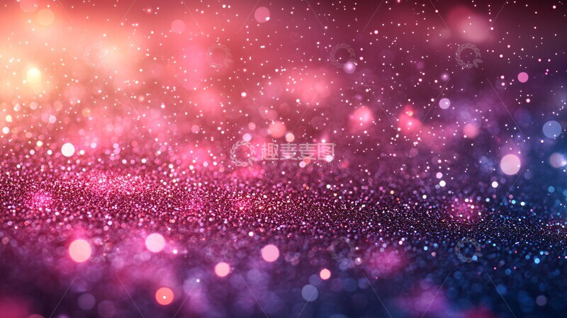 高清大图下载【趣麦麦图】粉色星光背景1