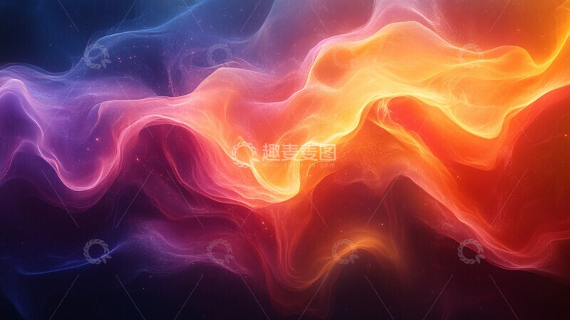 高清大图下载【趣麦麦图】彩色渐变背景1