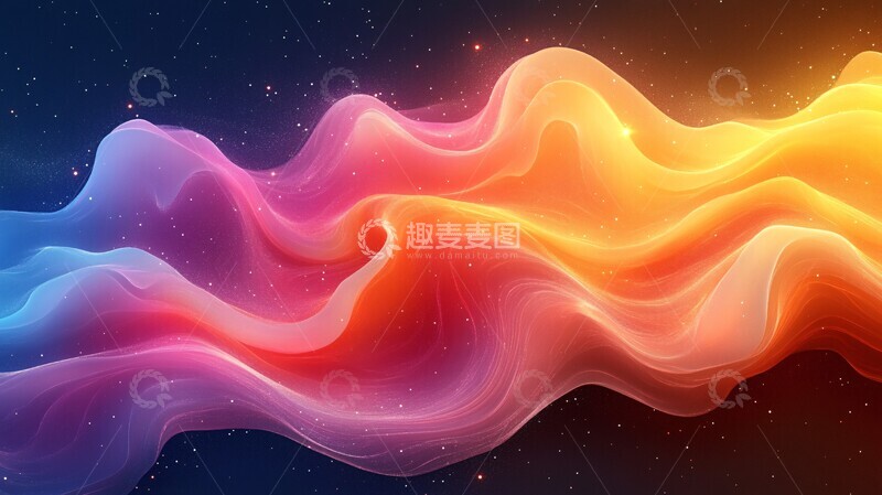 高清大图下载【趣麦麦图】彩色渐变背景