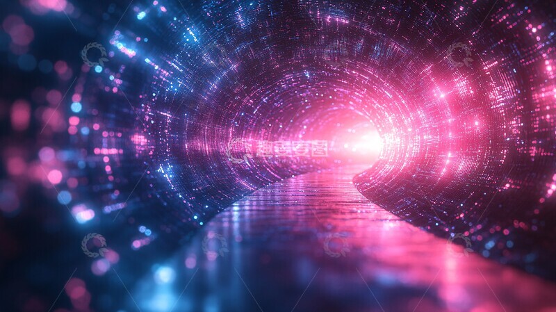 高清大图下载【趣麦麦图】蓝色紫色光影