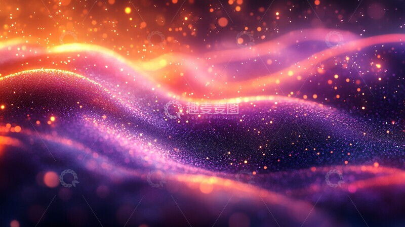 高清大图下载【趣麦麦图】紫色流光盛宴2