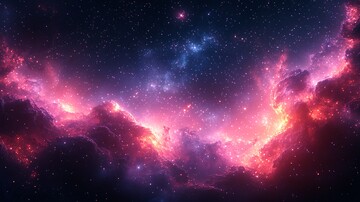 紫夜星空星空星星闪烁1