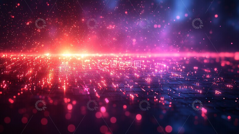 高清大图下载【趣麦麦图】蓝色紫色光影2