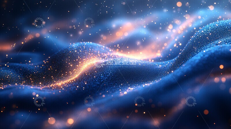 高清大图下载【趣麦麦图】深蓝星空闪耀2