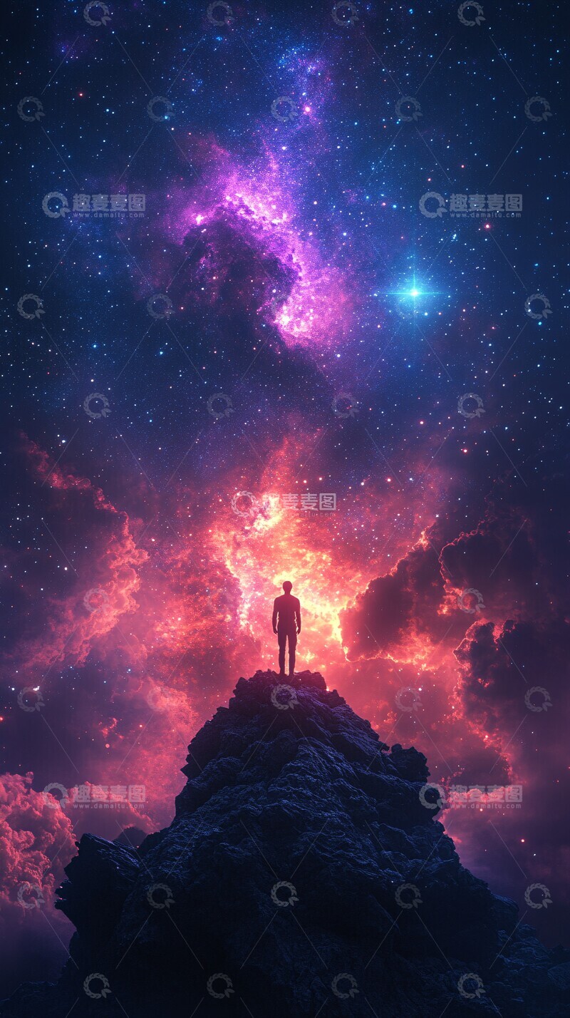 高清大图下载【趣麦麦图】星云紫雾星云紫雾宇宙2