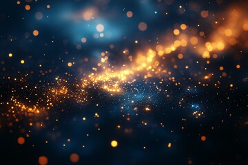 星光点点深蓝夜