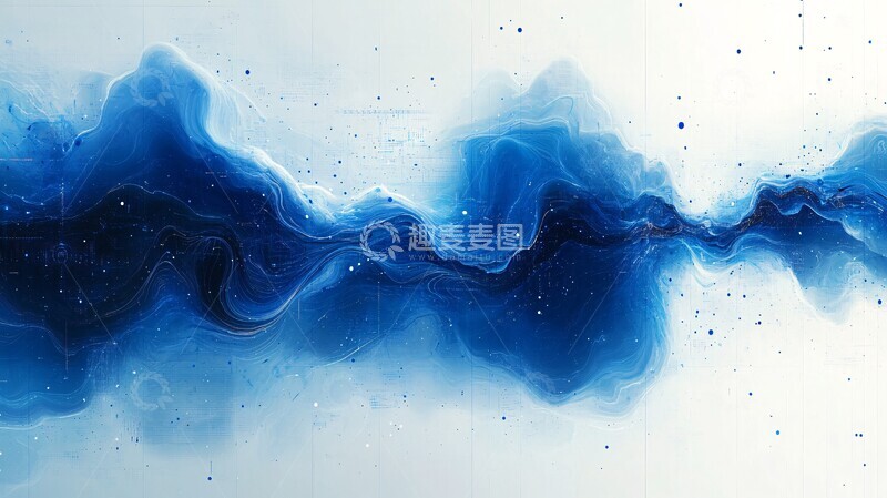 高清大图下载【趣麦麦图】数字背景数据图1
