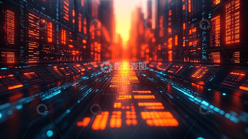 高清大图下载【趣麦麦图】未来股市数据图1