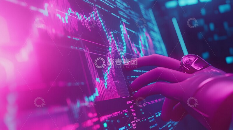 高清大图下载【趣麦麦图】加密交易多层图表