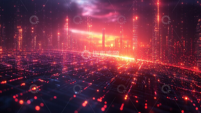 高清大图下载【趣麦麦图】数字金融城市设计2