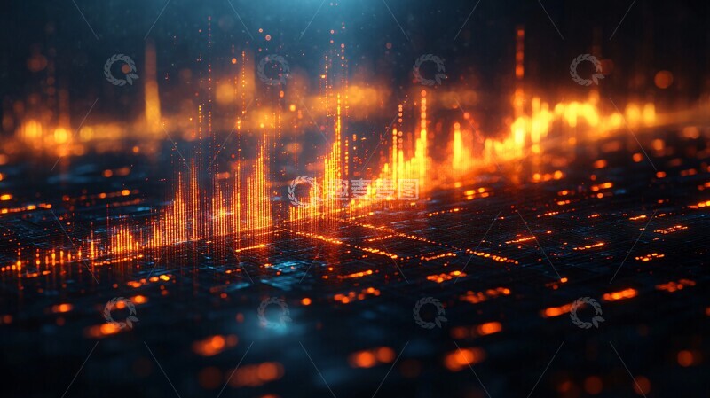 高清大图下载【趣麦麦图】金融走势图金融走势图表1