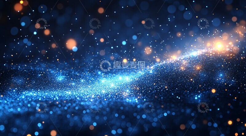 高清大图下载【趣麦麦图】蓝色抽象背景3