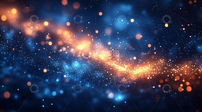 高清大图下载【趣麦麦图】蓝色抽象背景