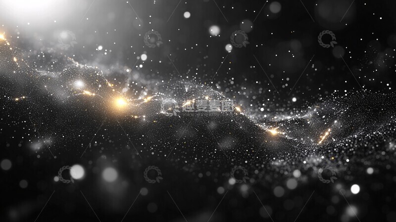 高清大图下载【趣麦麦图】黑白数据背景3