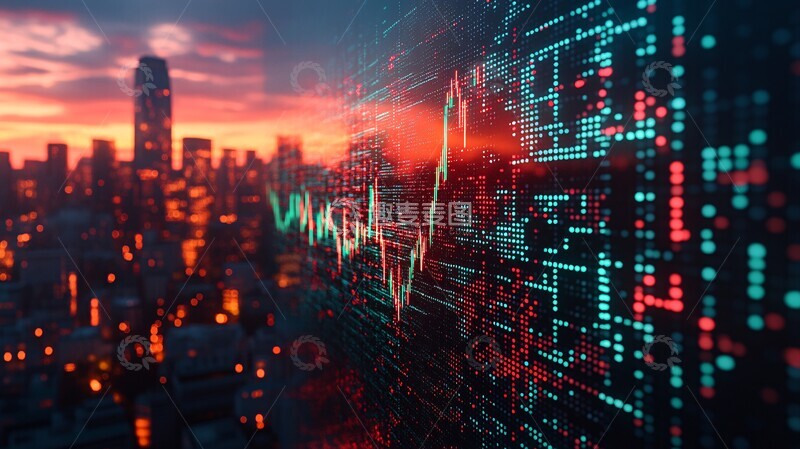 高清大图下载【趣麦麦图】股市涨跌示意图1