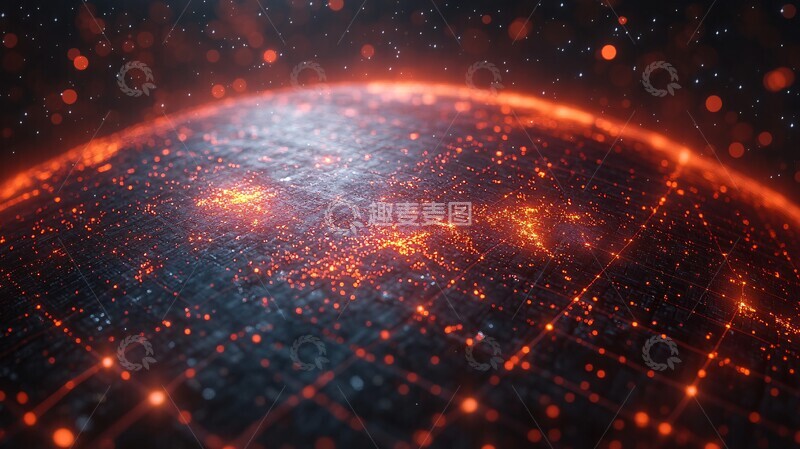 高清大图下载【趣麦麦图】全球商业网络界面