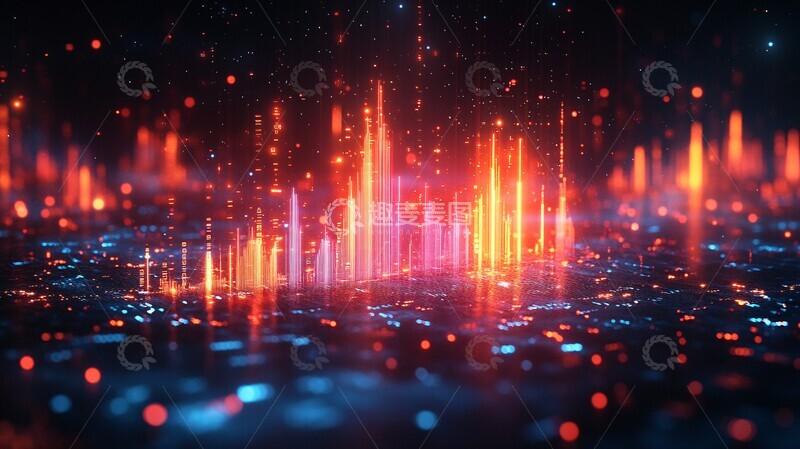 高清大图下载【趣麦麦图】金融走势图金融走势图表