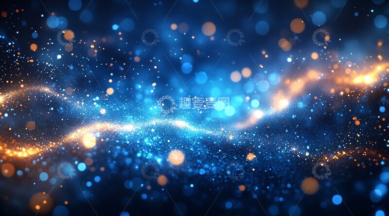高清大图下载【趣麦麦图】蓝色抽象背景2