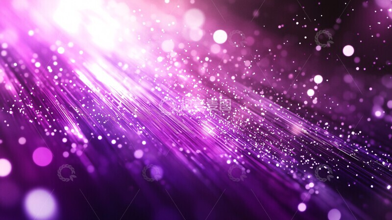 高清大图下载【趣麦麦图】紫色数字光影2