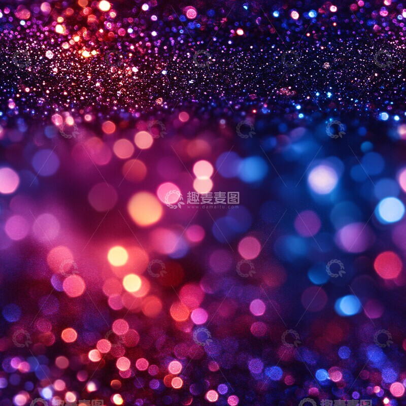 高清大图下载【趣麦麦图】紫色渐变闪光2