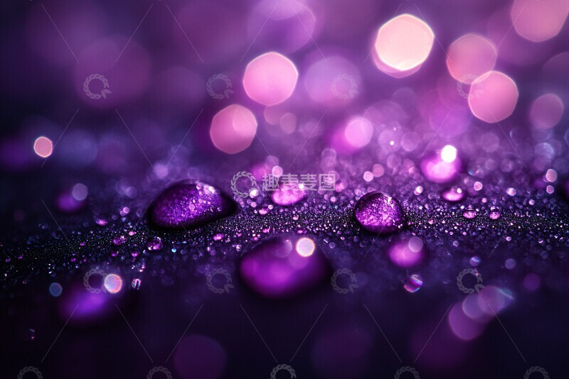 高清大图下载【趣麦麦图】紫色光环背景1