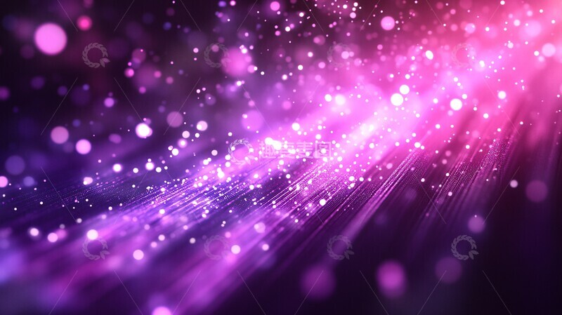 高清大图下载【趣麦麦图】紫色数字光影