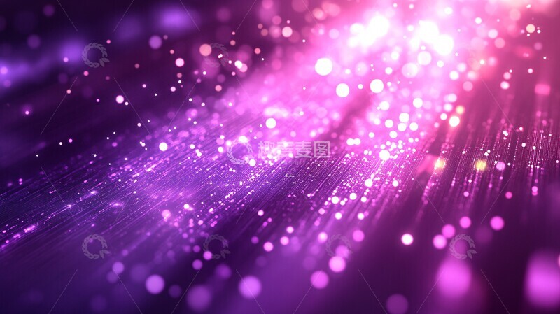 高清大图下载【趣麦麦图】紫色数字光影3