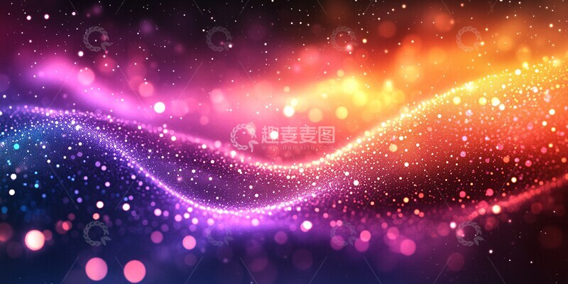 高清大图下载【趣麦麦图】橙紫粉色渐变背景3