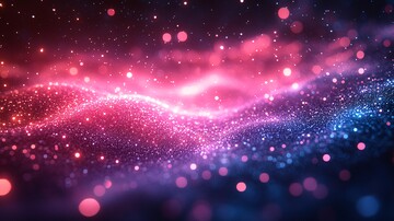 粉蓝光影虚拟背景2