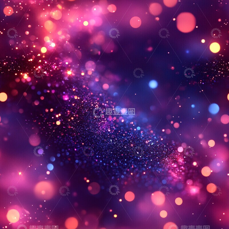 高清大图下载【趣麦麦图】紫色渐变闪光