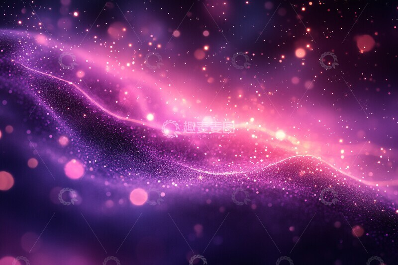 高清大图下载【趣麦麦图】紫色背景白形状3
