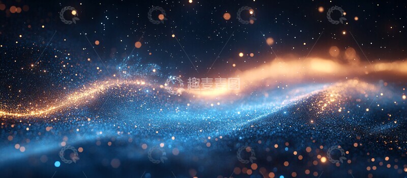 高清大图下载【趣麦麦图】蓝色舞台光线