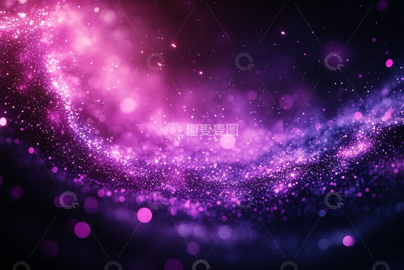 高清大图下载【趣麦麦图】紫色光环背景2