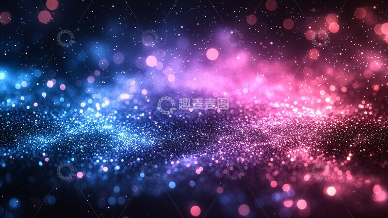 高清大图下载【趣麦麦图】蓝色紫色光影6