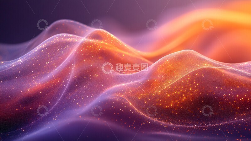 高清大图下载【趣麦麦图】光波与紫背景