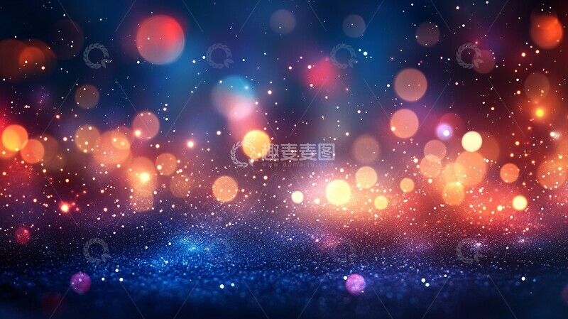 高清大图下载【趣麦麦图】暗蓝光影渐变背景2