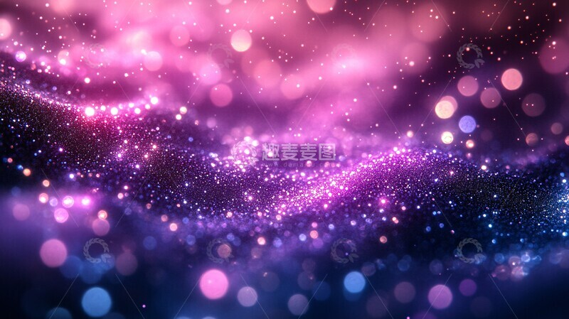 高清大图下载【趣麦麦图】星光紫蓝夜空1
