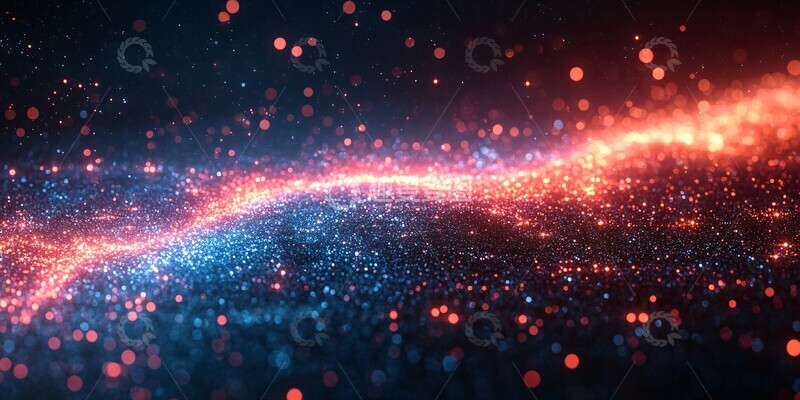 高清大图下载【趣麦麦图】蓝色光影背景2