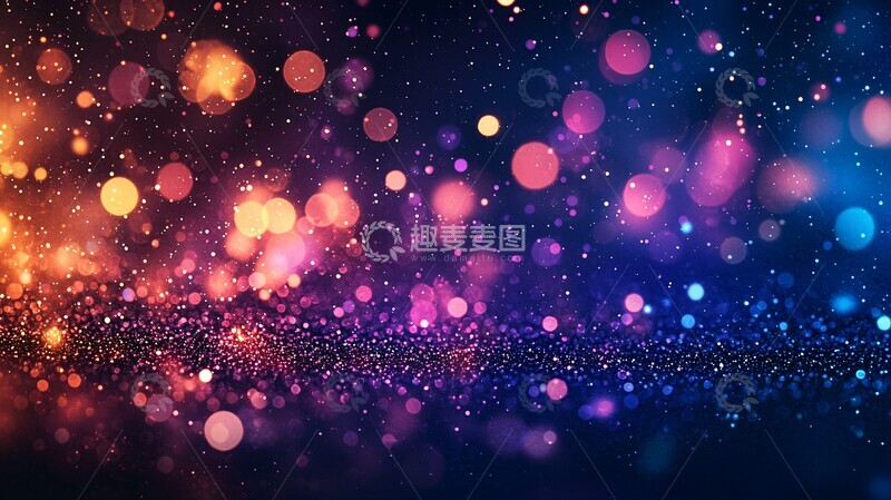 高清大图下载【趣麦麦图】紫色蓝色光影背景1