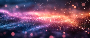 蓝紫粒子粒子色彩主题