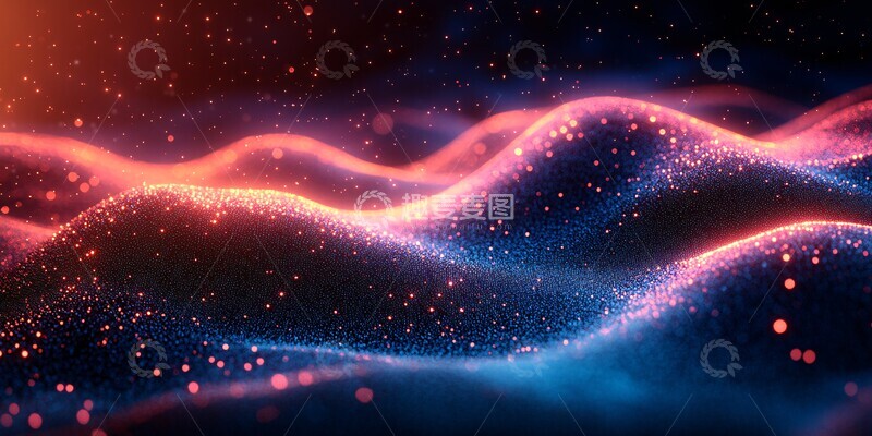 高清大图下载【趣麦麦图】电子报刊光影背景1