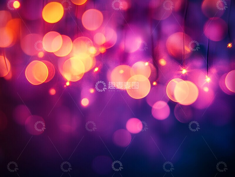 高清大图下载【趣麦麦图】紫色渐变模糊壁纸2