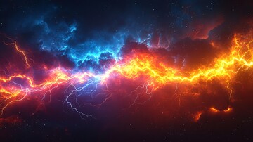 闪电背景闪电背景矢量1