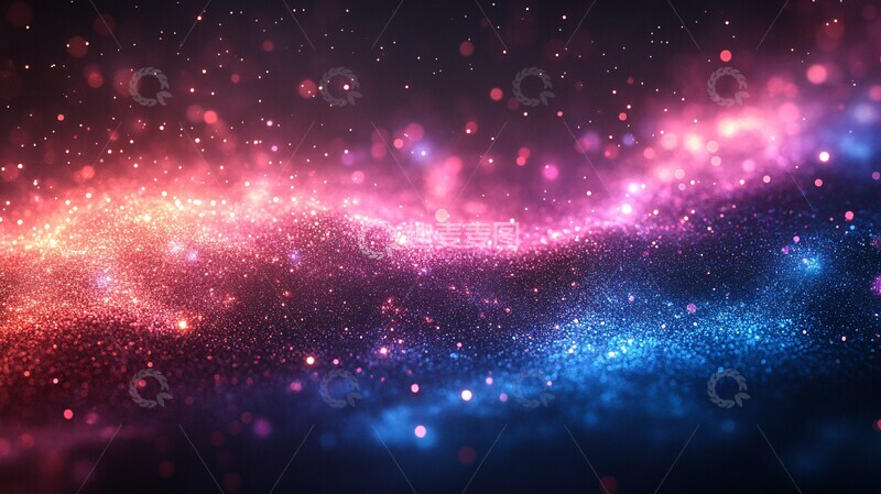 高清大图下载【趣麦麦图】红蓝紫闪光效果