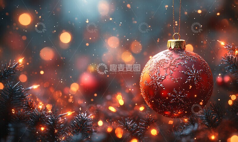 高清大图下载【趣麦麦图】圣诞抽象背景图