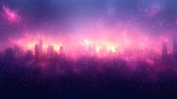 深紫星夜深紫星夜紫色2