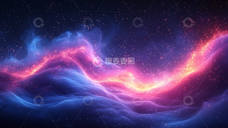 高清大图下载【趣麦麦图】蓝紫渐变背景10