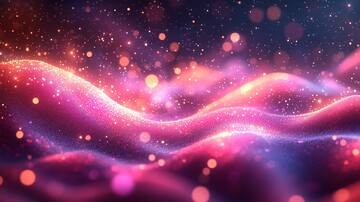 低多边形粒子飞舞