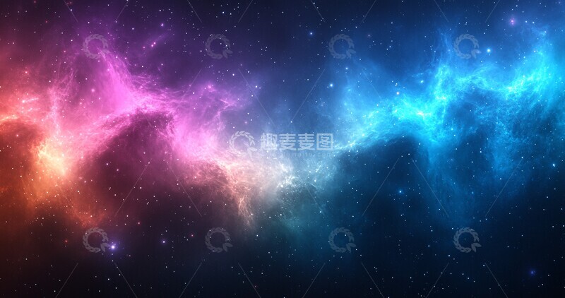 高清大图下载【趣麦麦图】蓝绿黑紫背景