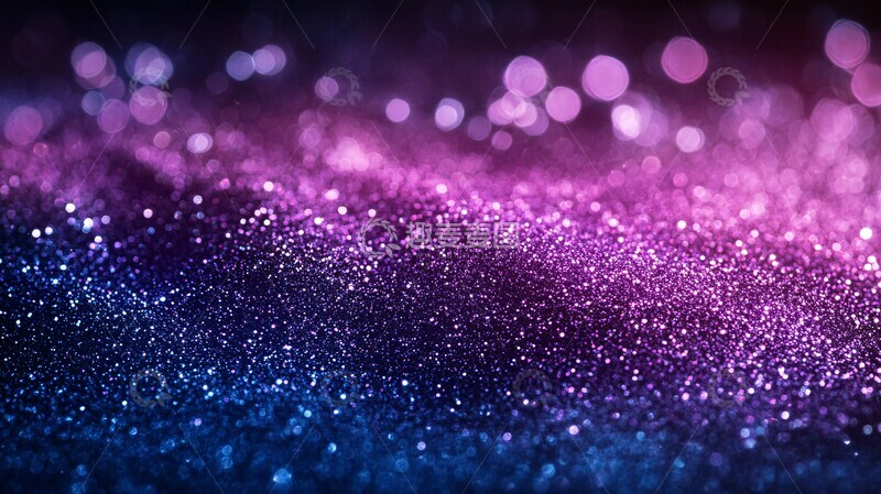 高清大图下载【趣麦麦图】深蓝紫光粒子渐变1